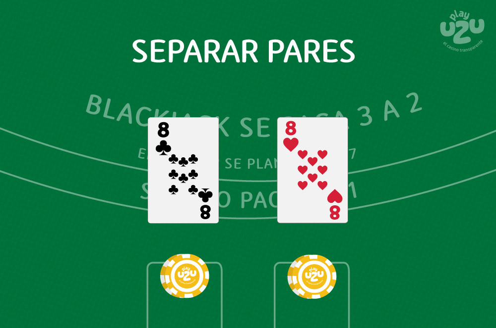 Splitting pairs in blackjack