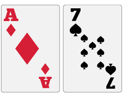 As + 7 cards