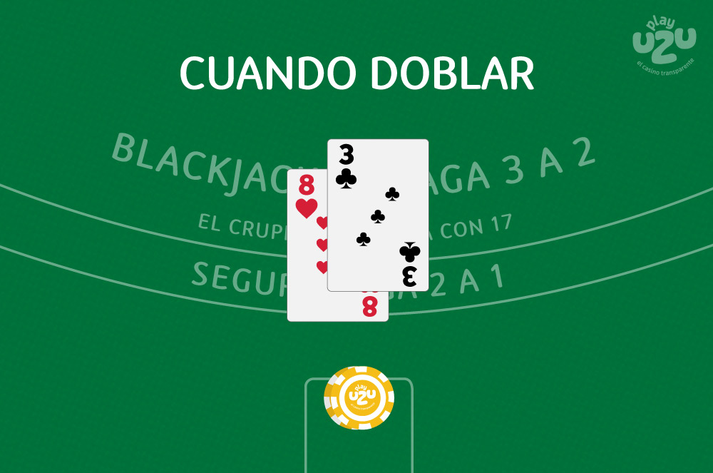 When to double down in blackjack