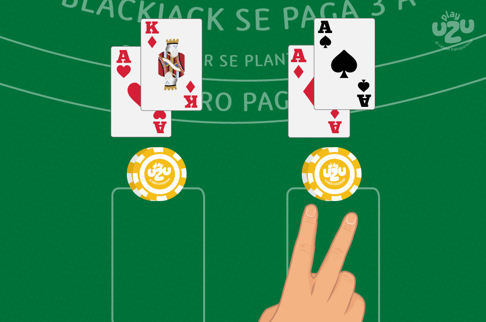 blackjack table