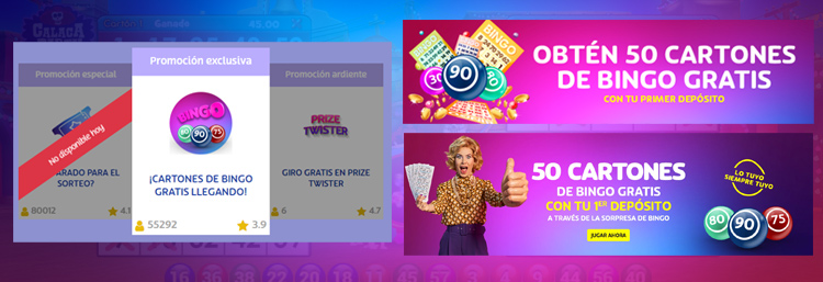 Promo de Bienvenida al Bingo