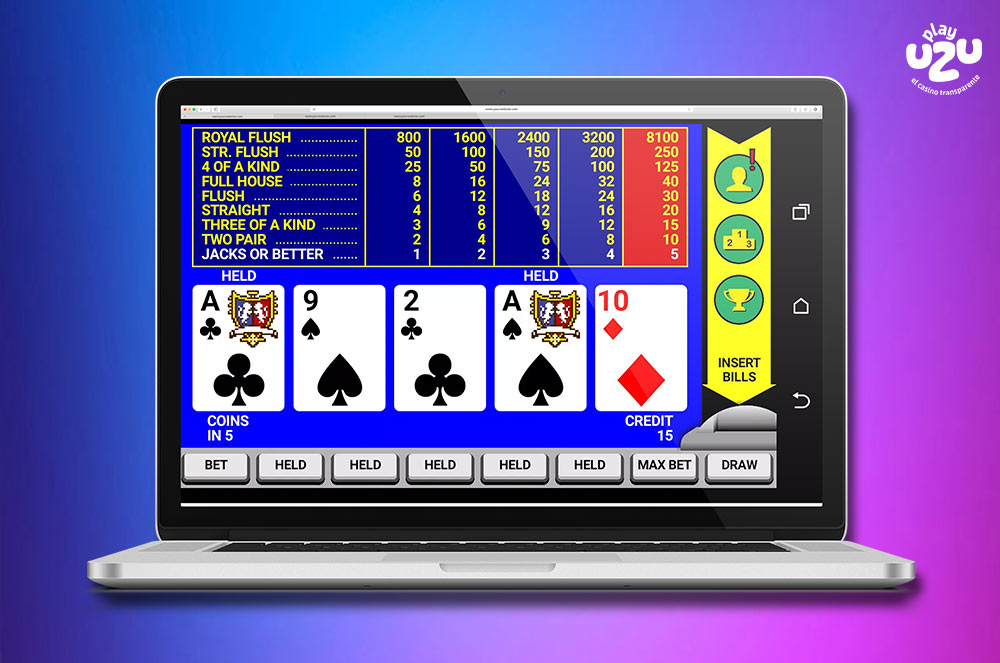  Example of a video poker game’s paytable