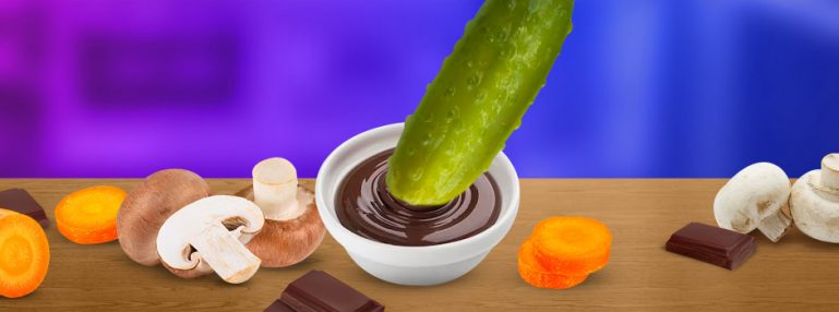 ¿Qué rico o qué asco? Los 8 alimentos más extraños para mojar en chocolate 