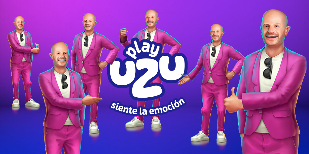 MUCHOS FACUNDOS DE FACUTRON INTENTANDO SALIR DE LA IMAGEN, INVITÁNDOTE A DARLE CLICK A PLAYUZU Y EMPEZAR A SENTIR LA EMOCION